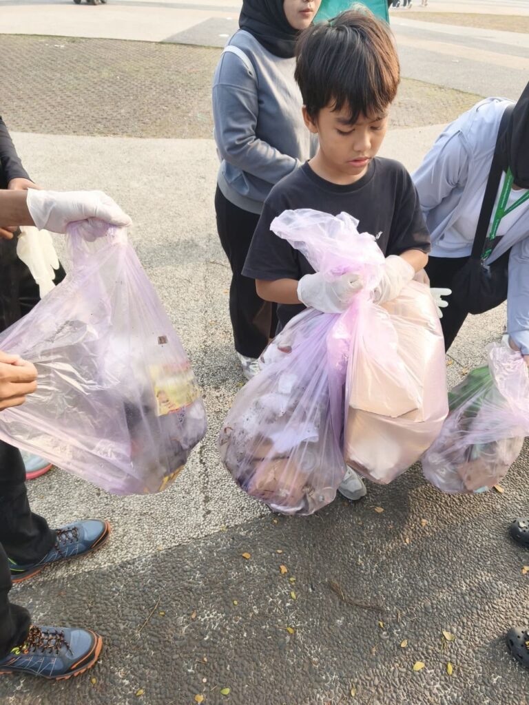 Hasil Plogging yang didapat bersama Kaka-Kaka Relawan