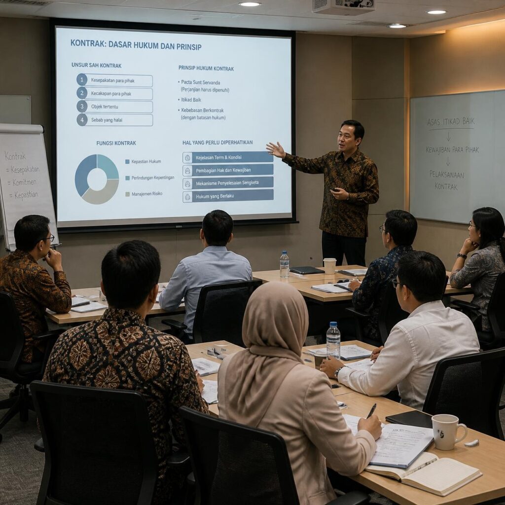 Ilustrasi Training Contract Management